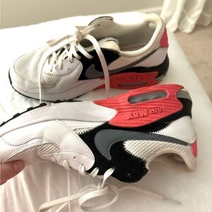 Nike Pink and White Air Max Pros, Woman’s size 8